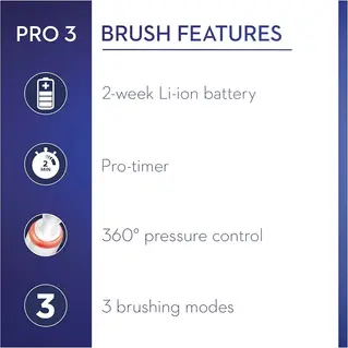 مسواک برقی اورال بی Pro 3 