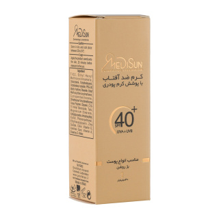 ضدآفتاب کرم پودری مدیسان SPF40  مدل Foundation Effect