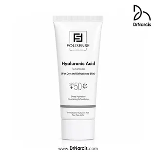 کرم ضد آفتاب هیالورونیک اسید فولی سنس SPF50+