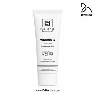  کرم ضد آفتاب ویتامین C فولی سنس SPF50+ 