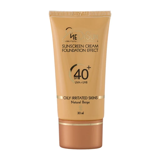 ضدآفتاب کرم پودری مدیسان SPF40  مدل Foundation Effect