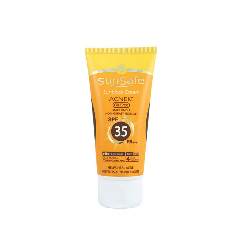 ضدآفتاب پوست چرب و جوشدار سان سیف