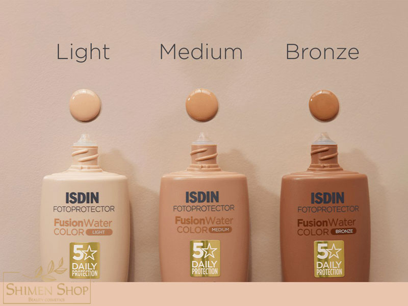 ضدآفتاب فیوژن واتر ایزدین رنگی