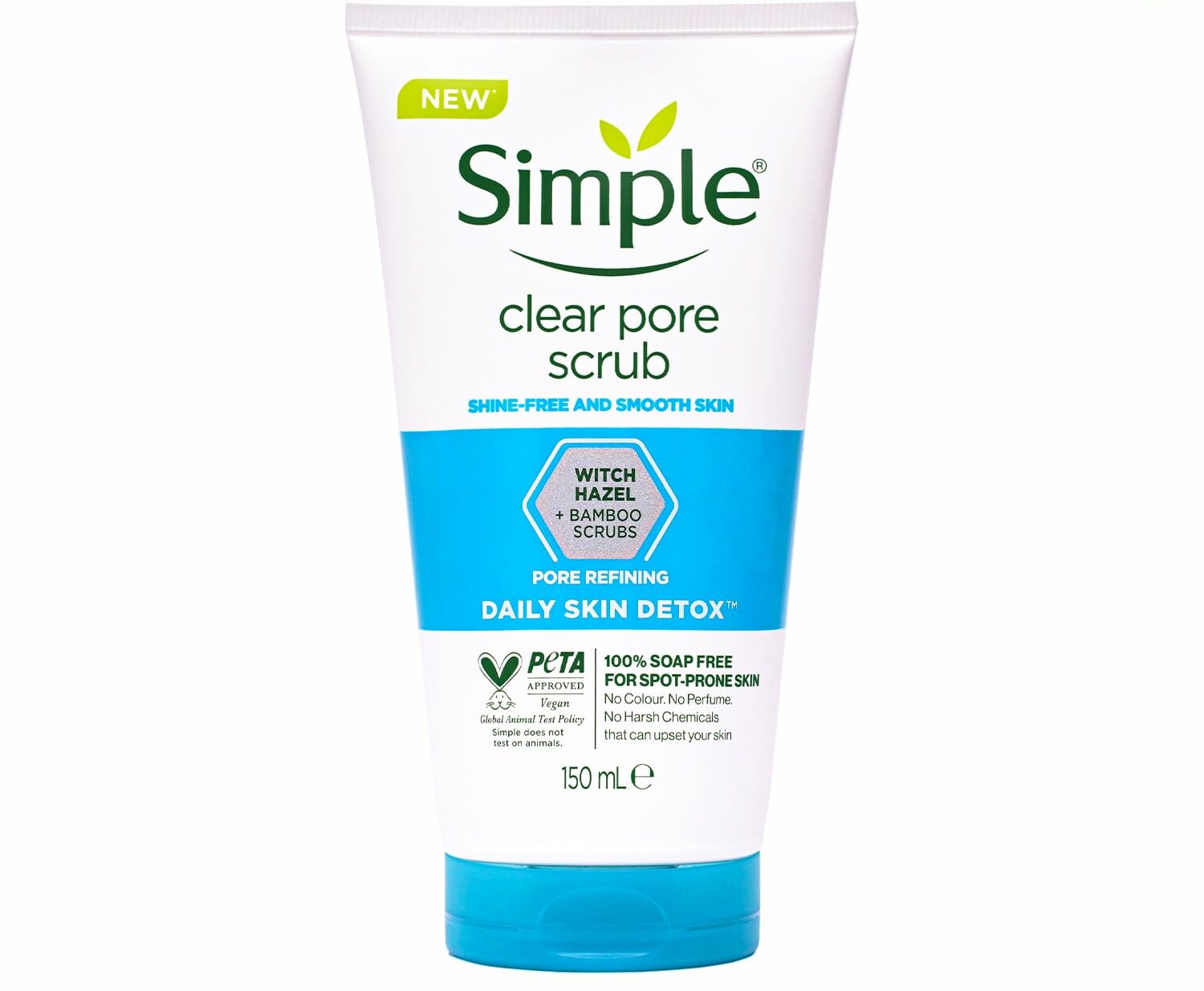 ژل اسکراب پوست چرب سیمپل