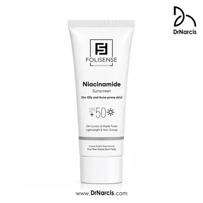 کرم ضد آفتاب نیاسینامید فولی سنس SPF50+