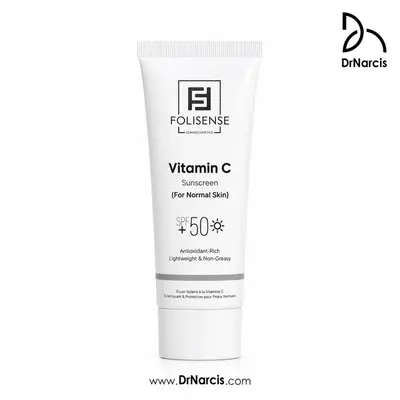  کرم ضد آفتاب ویتامین C فولی سنس SPF50+ 