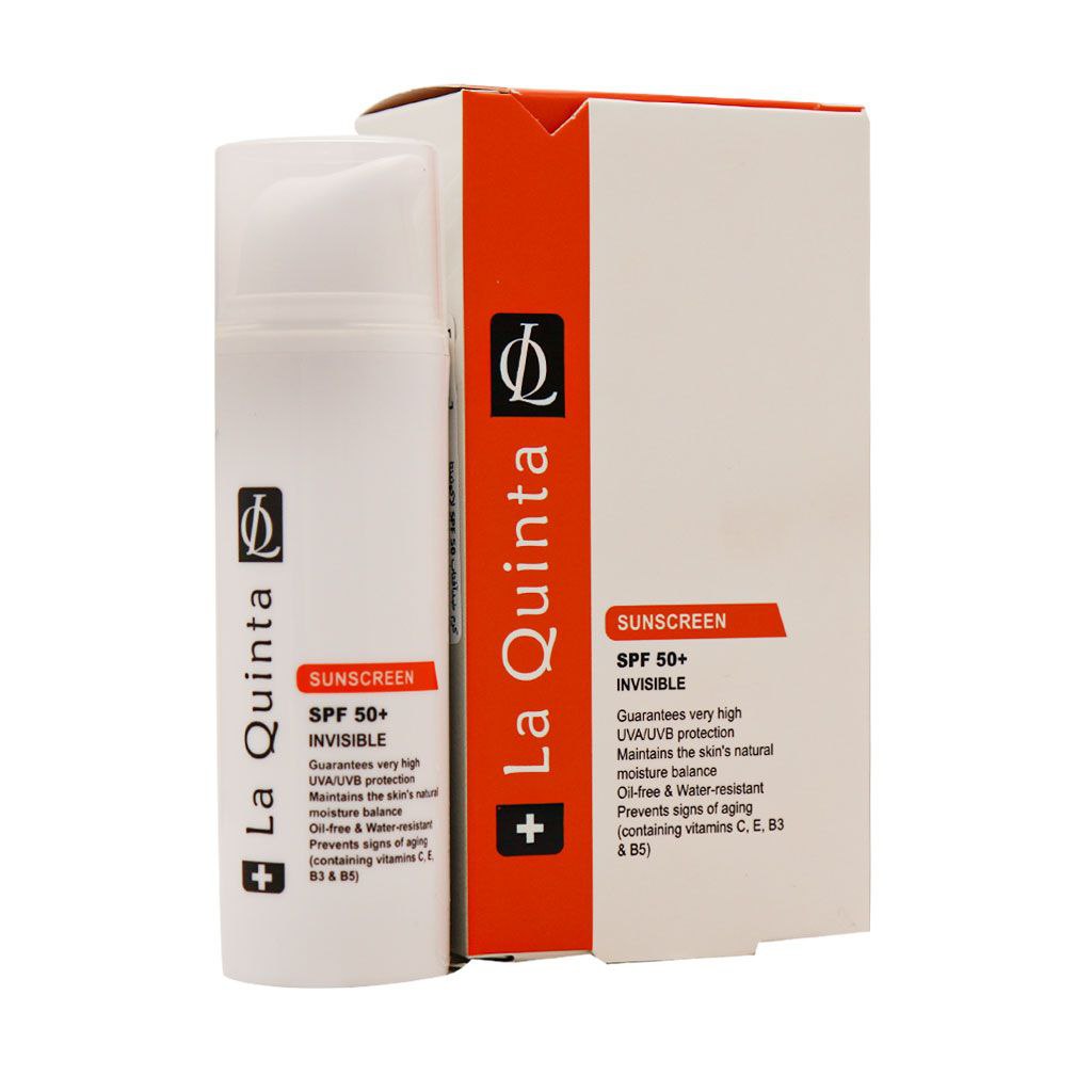 ضدآفتاب لاکویینتا حاوی ویتامین SPF 50 + c