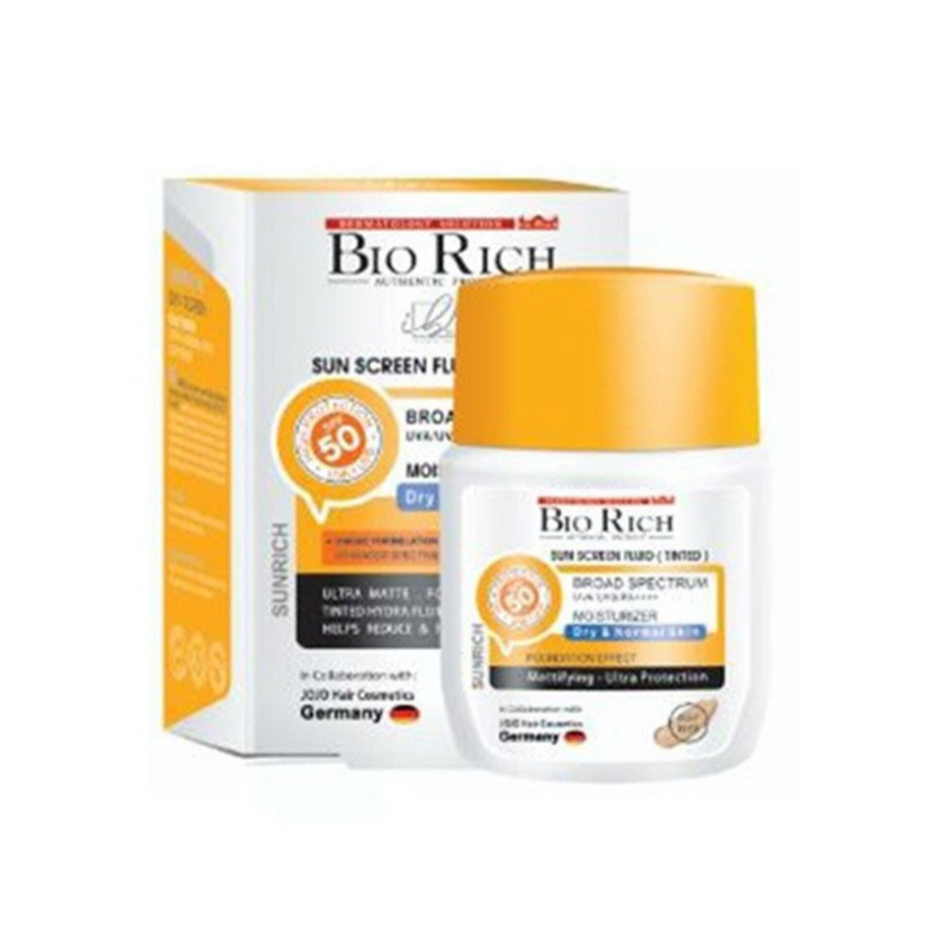 ضدآفتاب رنگی بایوریچ پوست خشک