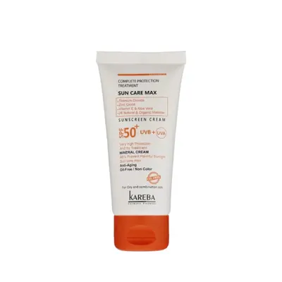 ضدآفتاب بی رنگ پوست چرب کاربا SPF +50