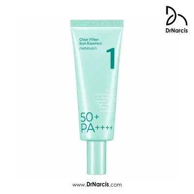 ضد آفتاب نامبوزین شماره ۱ +Clear Filter Sun Essence SPF50 حجم ۵۰ میلی‌لیتر
